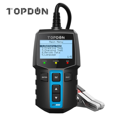 Теста батареи аккумуляторного пробника TOPDON 12V машина портативного автоматического диагностическая